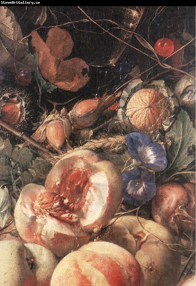 HEEM, Cornelis de Still-Life with Flowers and Fruit (detail) sg